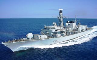 Pictured is the Type 23 frigate, HMS Argyll