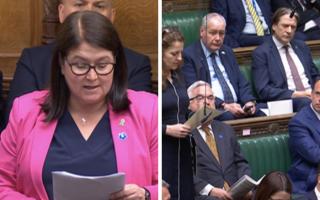 Labour's Rachel Hopkins was among those wearing the flower