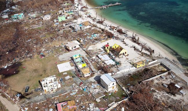 Hurricane Irma has done huge damage to the island of Jost Van Dyke in the British Virgin Isles