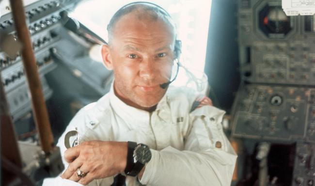 Buzz Aldrin did see something strange during his 1969 voyage. Photograph: Getty