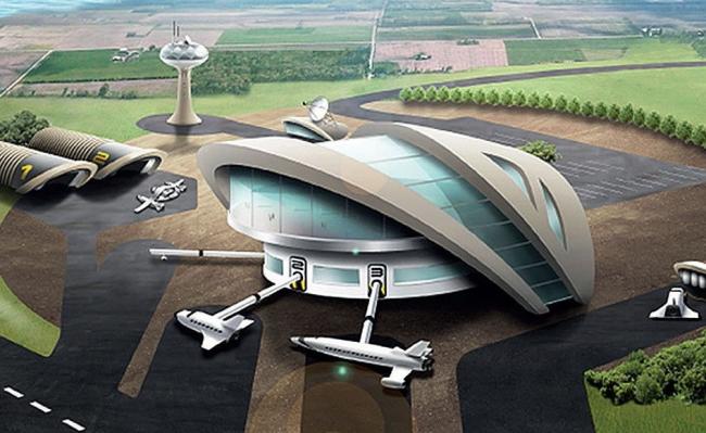 Artist's impression, Sutherland Spaceport (The National Scot)