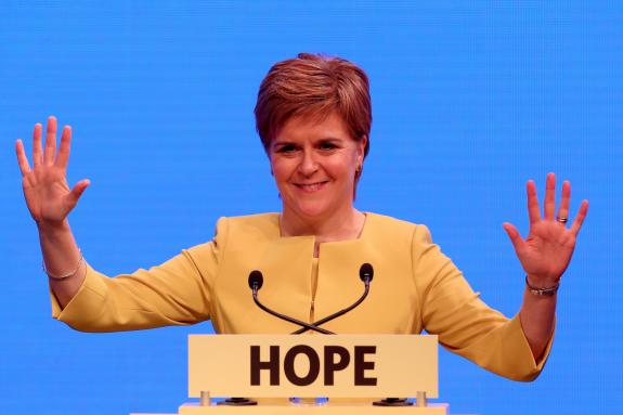 The National: Nicola Sturgeon declared a 'climate emergency' The National: Nicola Sturgeon declared a 'climate emergency'
