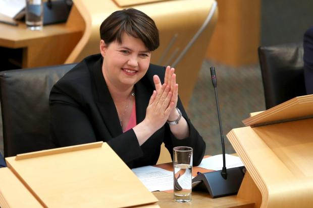 The National: Ruth Davidson was due to receive £50,000 for 25 days' work