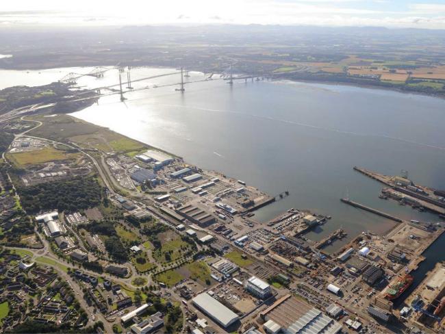 Rosyth is one of the possible Scottish options for ferry routes to the European mainland