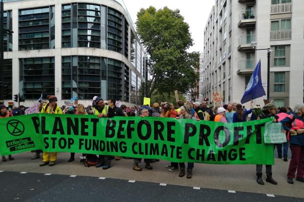 Extinction Rebellion have been camping as the Government ignores them and the tabloid press mocks them