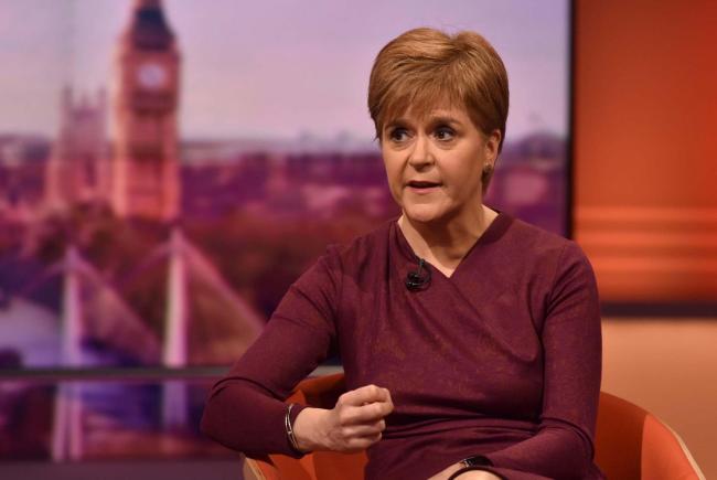 First Minister Nicola Sturgeon hit out at the PM's claims