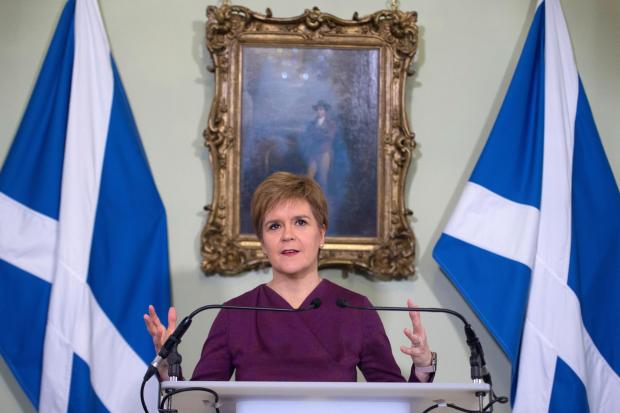 Nicola Sturgeon will make the announcement at Bute House. Photograph: Neil Hanna/PA