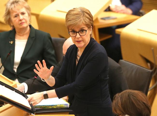 First Minister Nicola Sturgeon insists the SNP have a mandate for indyref2