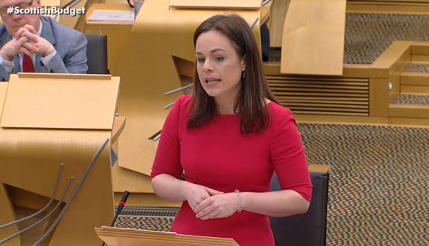 Public Finance Minister Kate Forbes delivered the Scottish Budget to MSPs