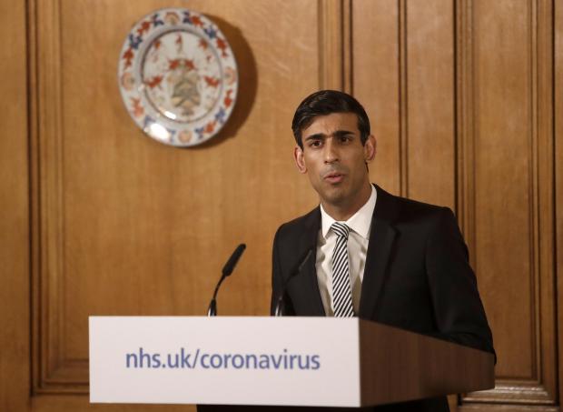 The National: Rishi Sunak has proposed huge spends to keep the economy from collapse