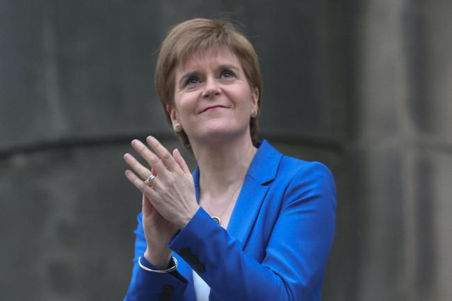 First Minister Nicola Sturgeon has seen her approval rating increase