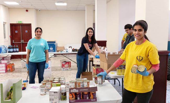 The Sikh Foodbank has served up as many as 20,000 meals as more and more people seek help during the coronavirus crisis