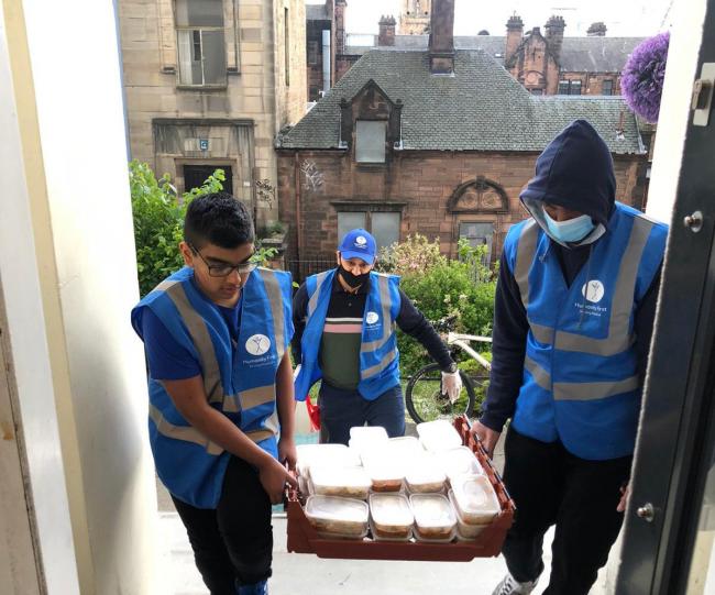 The Ahmadiyya MuslimCommunity Scotland hasserved up more than 500meals