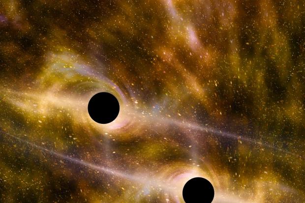 The black holes created a blast equal to the energy of eight suns