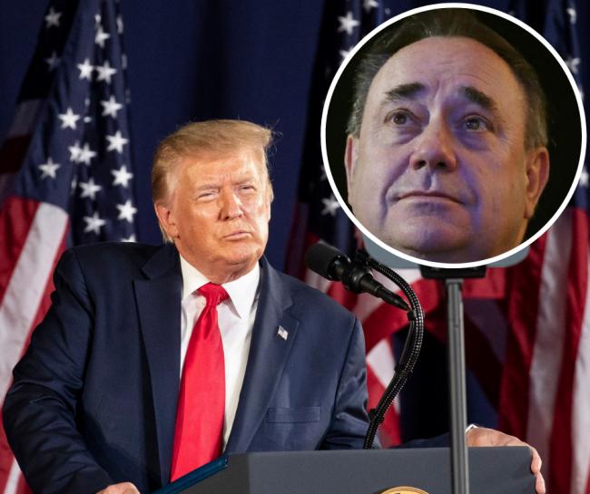 Donald Trump and Alex Salmond clashed on more than one occasion over a wind farm off the coast of Aberdeenshire