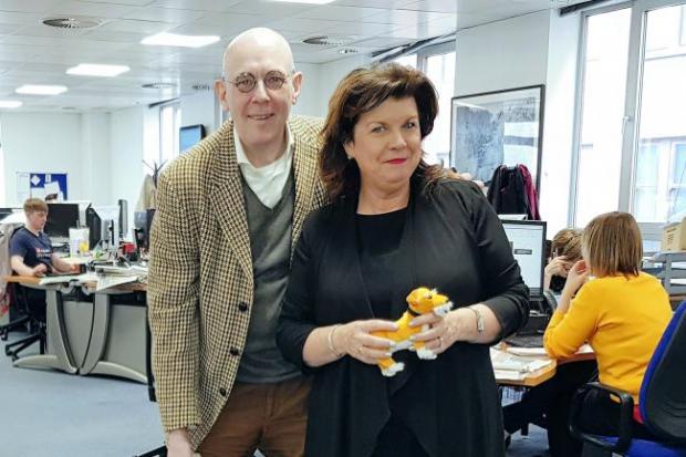 Paul Kavanagh, aka Wee Ginger Dug, made a return at the Big Indy Night In hosted by Elaine C Smith (photograph from 2018)