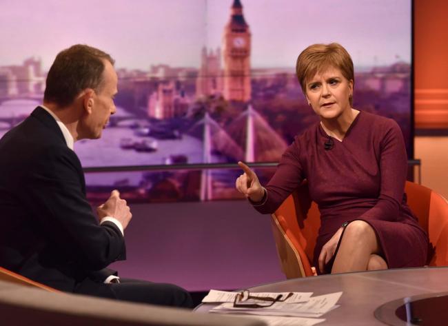 Nicola Sturgeon appeared on The Andrew Marr Show on November 29, 2020