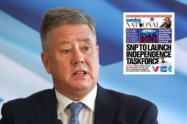 The SNP's independence taskforce, which Keith Brown said that the 'final piece in the jigsaw' for Yes, was announced in Sunday's National