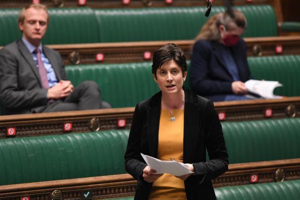The National: ONE EDITORIAL USE ONLY. NO SALES. NO ARCHIVING. NO ALTERING OR MANIPULATING. NO USE ON SOCIAL MEDIA UNLESS AGREED BY HOC PHOTOGRAPHY SERVICE. MANDATORY CREDIT: UK Parliament/Jessica Taylor ..Handout photo issued by UK Parliament of Alison Thewliss  speaki
