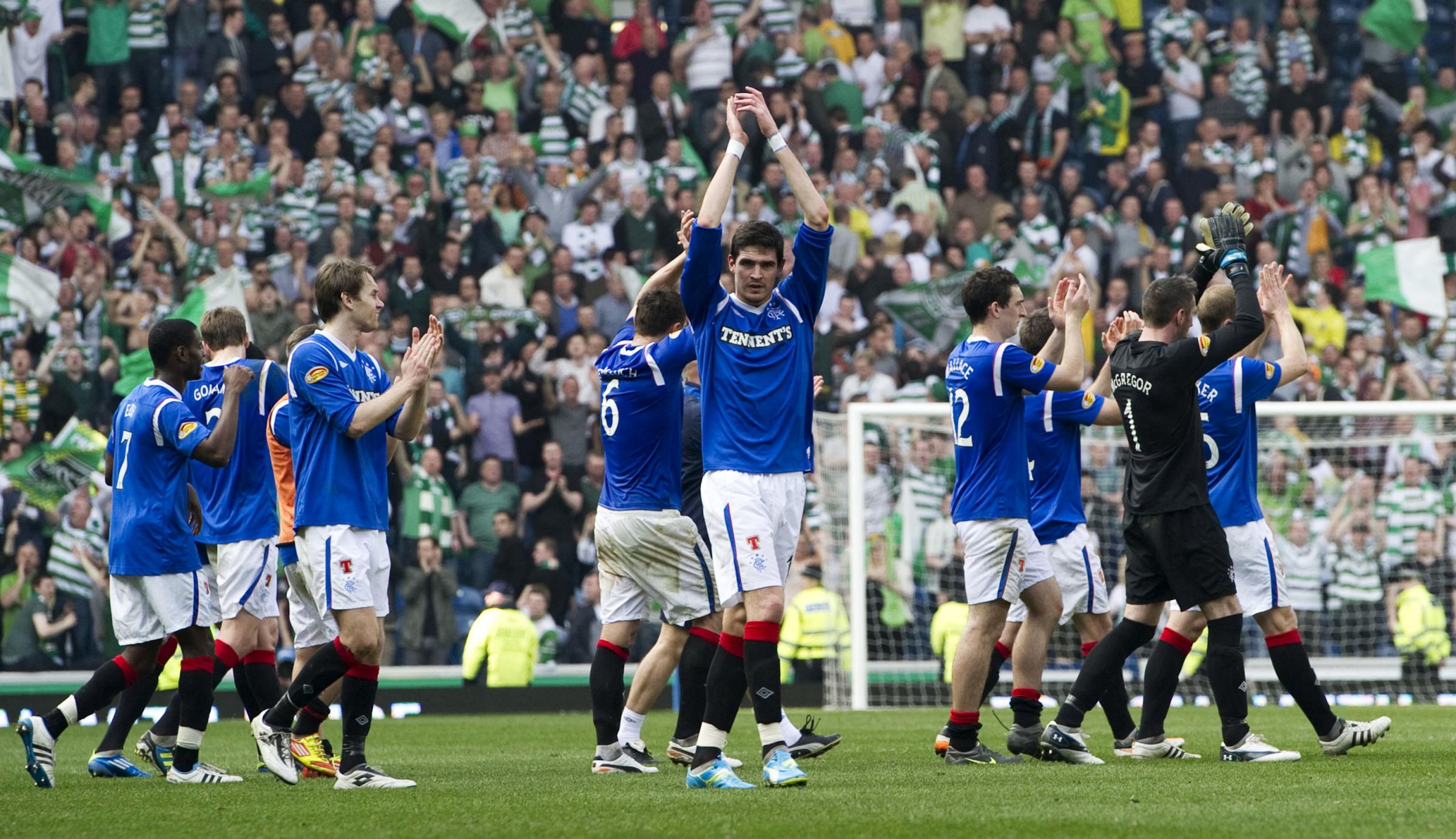 Rangers denied Celtic the chance to confirm the league title at Ibrox back in 2012