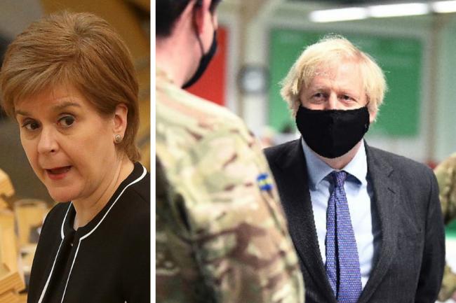 Nicola Sturgeon has raised concerns about Boris Johnson's defence plans