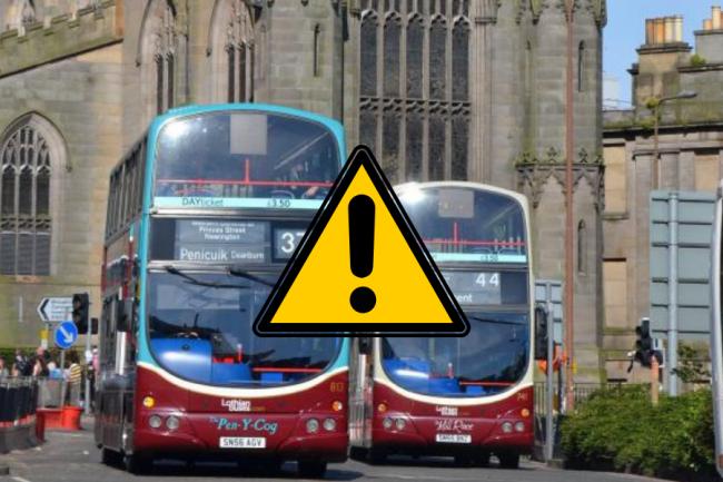 Lothian Buses will suspend services after 7.30pm