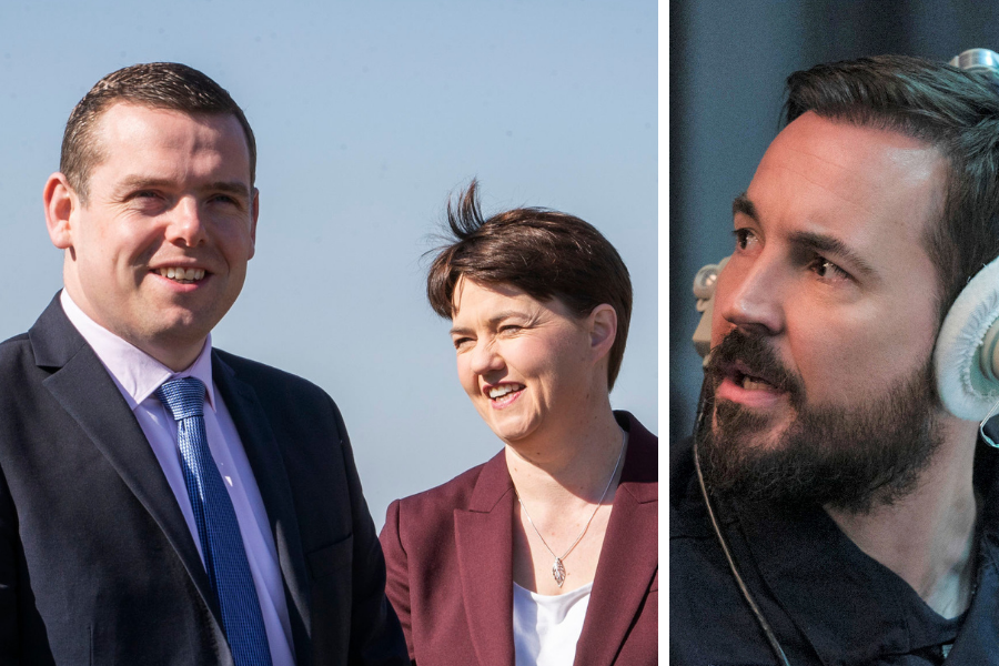 Martin Compston has the perfect response to Tory trolls after backing Yes