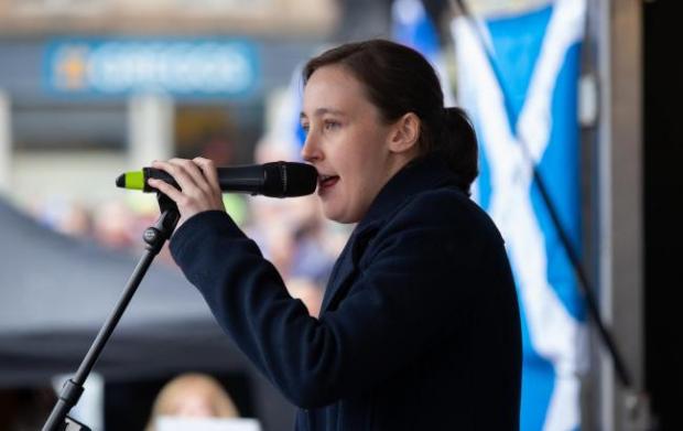 The National: Mhairi Black has highlighted Alister Jack's failures in standing up for Scotland