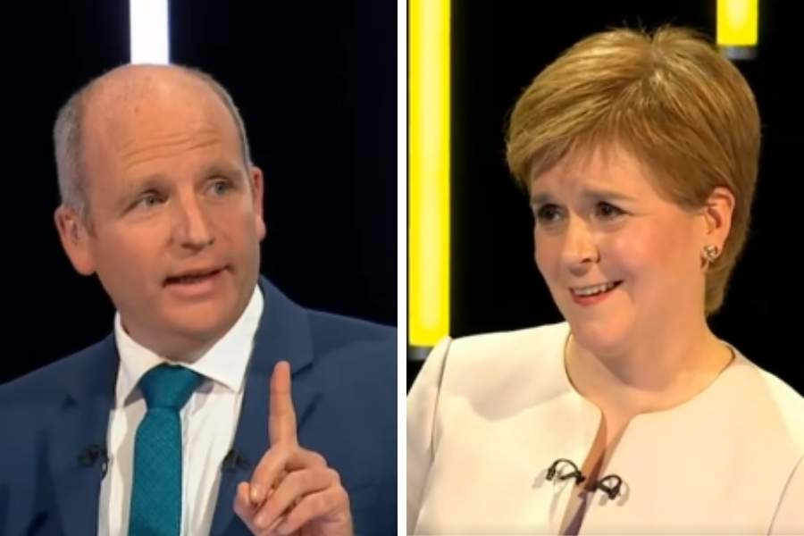 Nicola Sturgeon stuns BBC presenter with cheeky call for a 'proper debate'