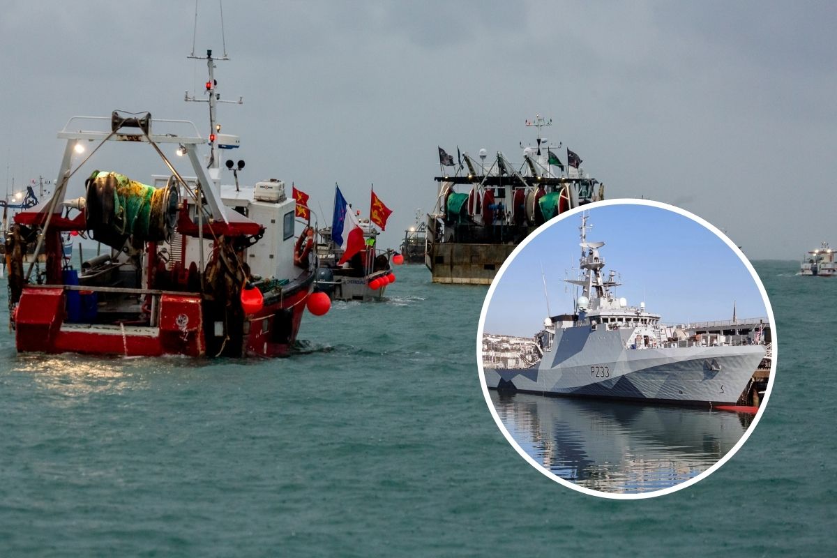 Jersey: Royal Navy ships return to port after French fishing protest