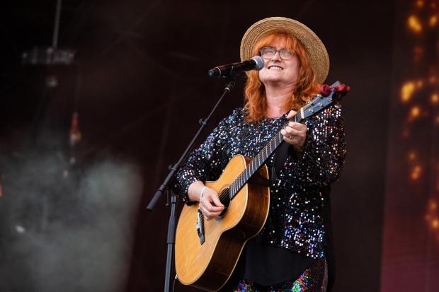 The National: Eddi Reader performs on stage during Rewind Scotland 2019 at Scone Palace on July 20, 2019 in Perth.  (Photo by Lorne Thomson / Redferns).