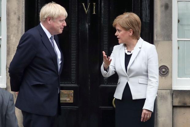 The National: Boris Johnson has called a summit with the devolved leaders, including Scotland First Minister Nicola Sturgeon