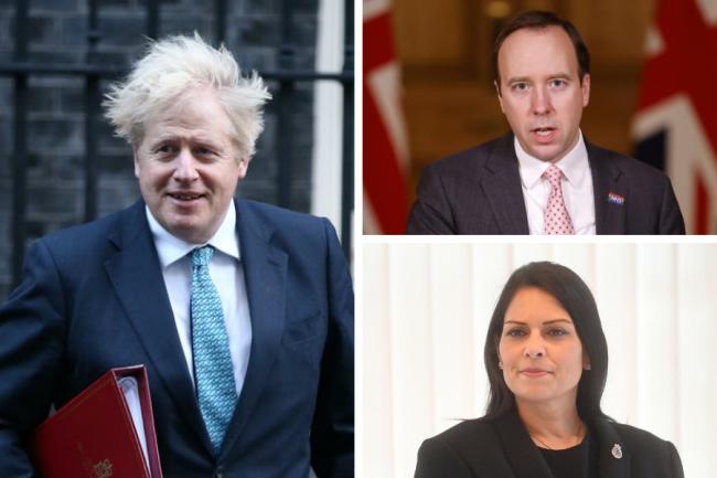 Matt Hancock, Priti Patel and one of Boris Johnson's top advisers have been accused of cronyism