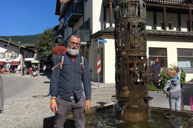 Jim Murty in the Bavarian village of Oberammergau