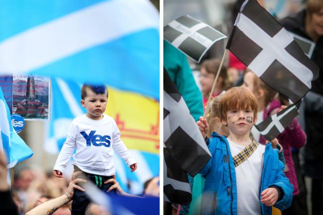 There are parallels between the push for greater autonomy in Cornwall and the campaign for independence in Scotland