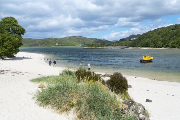 The National: The silver sands of Morar will not remain so if people use the beach instead of the nearby public loos