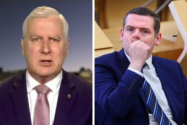 Michael McCormack's comments have prompted demands for Douglas Ross to rebel against his Westminster bosses