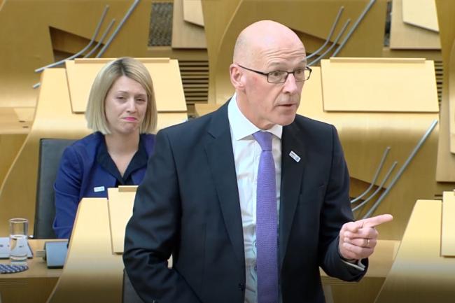 WATCH: John Swinney slams Tories for 'not checking emails' amid Manchester row