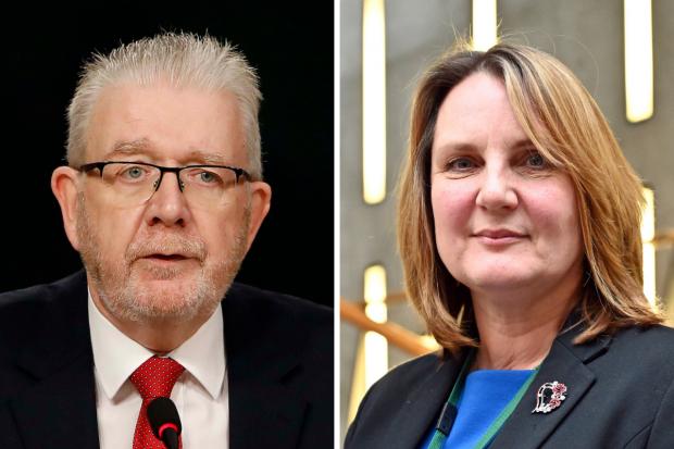 The SNP's Michael Russell pulled out the stats against Reform UK's Scottish leader Michelle Ballantyne