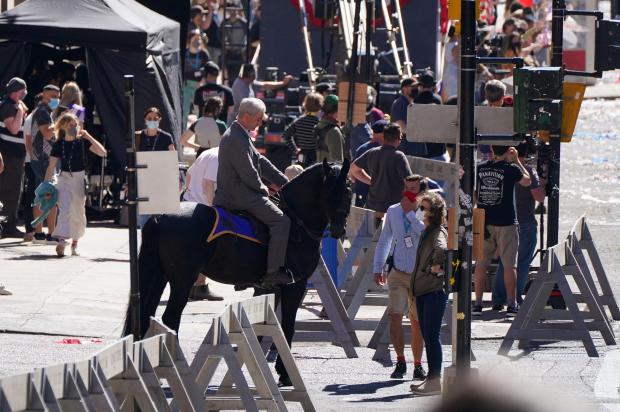 The National: A Harrison Ford body double was spotted during filming