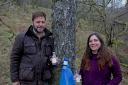 Rob and Gabrielle Clamp are urging Scots to drink birch water instead of tap water
