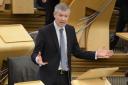 Willie Rennie disappeared from a committee meeting this morning