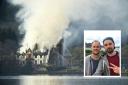 Richard Dyson, left, and Simon Midgley died following the fire at Cameron House in 2017