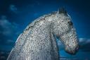 We launched the new project to bring undecided voters round to Yes. Pictured: The Kelpies