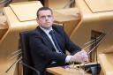 Scottish Conservative leader Douglas Ross in the Scottish Parliament