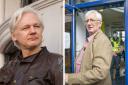 Craig Murray, right, has written extensively on the Julian Assange case