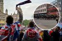 Rangers fans spout 'bigoted hatred' on streets of Glasgow before Celtic game