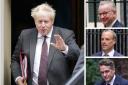 Boris Johnson (left) and (from top) new housing secretary Michael Gove, deputy prime minister Dominic Raab, and the sacked Gavin Williamson