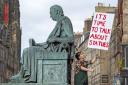 Ella Bendall of the Scottish International Storytelling Festival launches the Talking Statues project encouraging the public to share stories of those written out of history