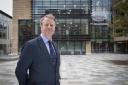 Secretary of State for Scotland Alister Jack outside Queen Elizabeth House, the UK Government Hub in Edinburgh in 2020